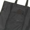 エコバッグに最適な、小物などを入れれるオープンポケット付きポケッタブルトートバッグ