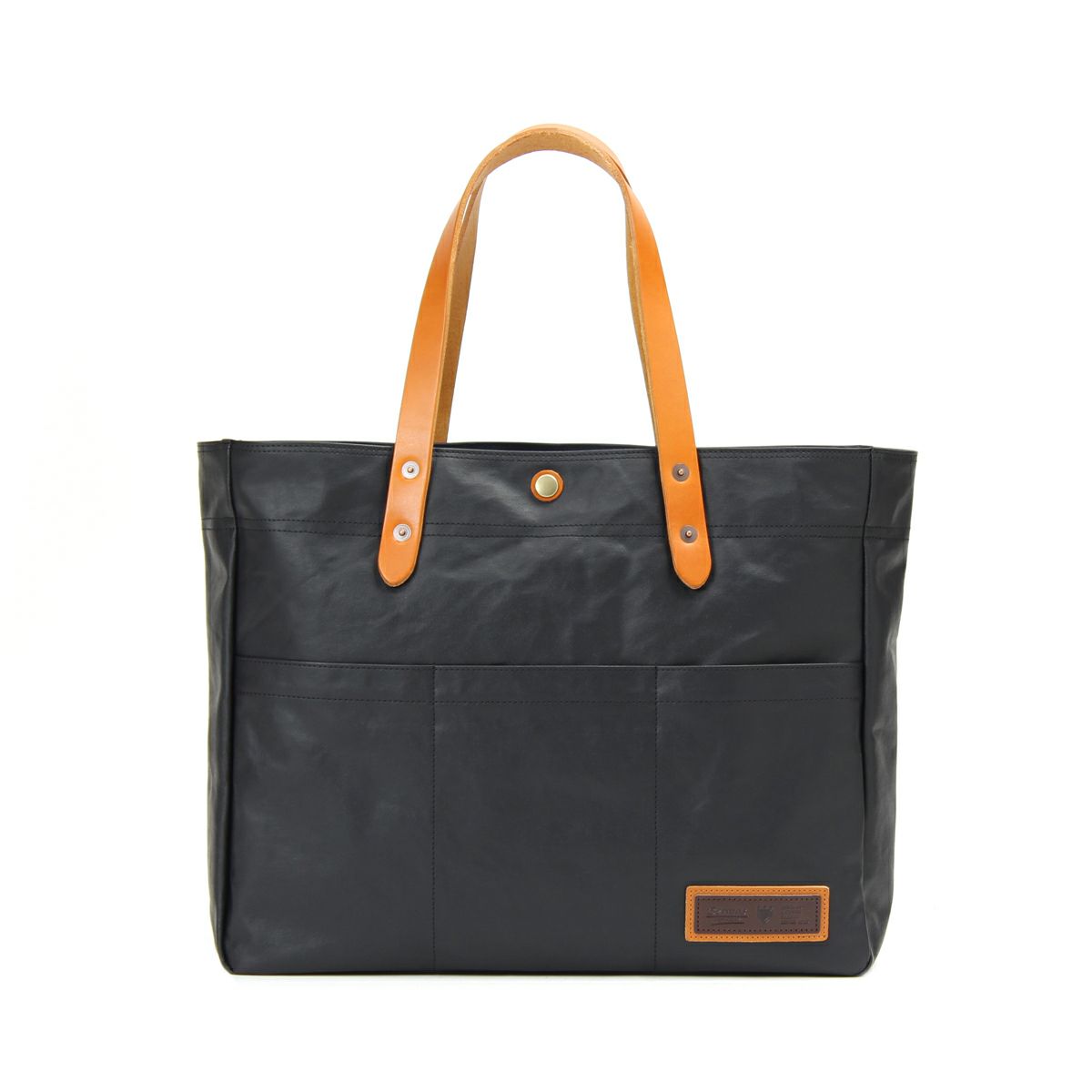 No.60485：横型トート（豊岡鞄）【PC収納可能なクッションポケット付属 