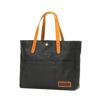 横型トートバッグ（豊岡鞄）持ち手とロゴ部分は質感の高いしっかりとした栃木レザーを使用