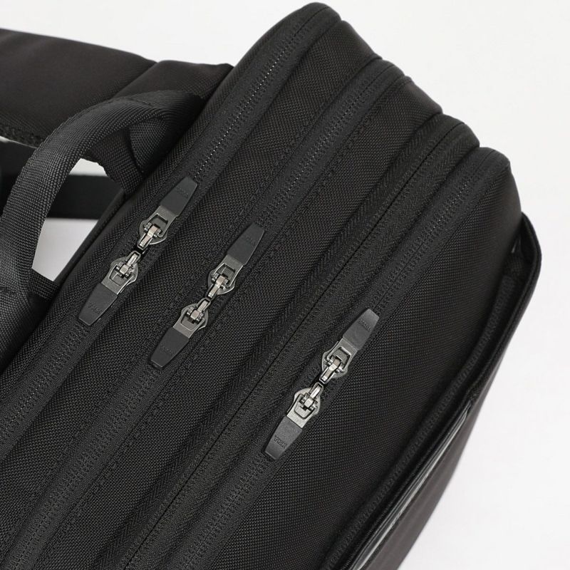 No.60658：2層リュック39cm EX5cm コーデュラブラック(ブラック