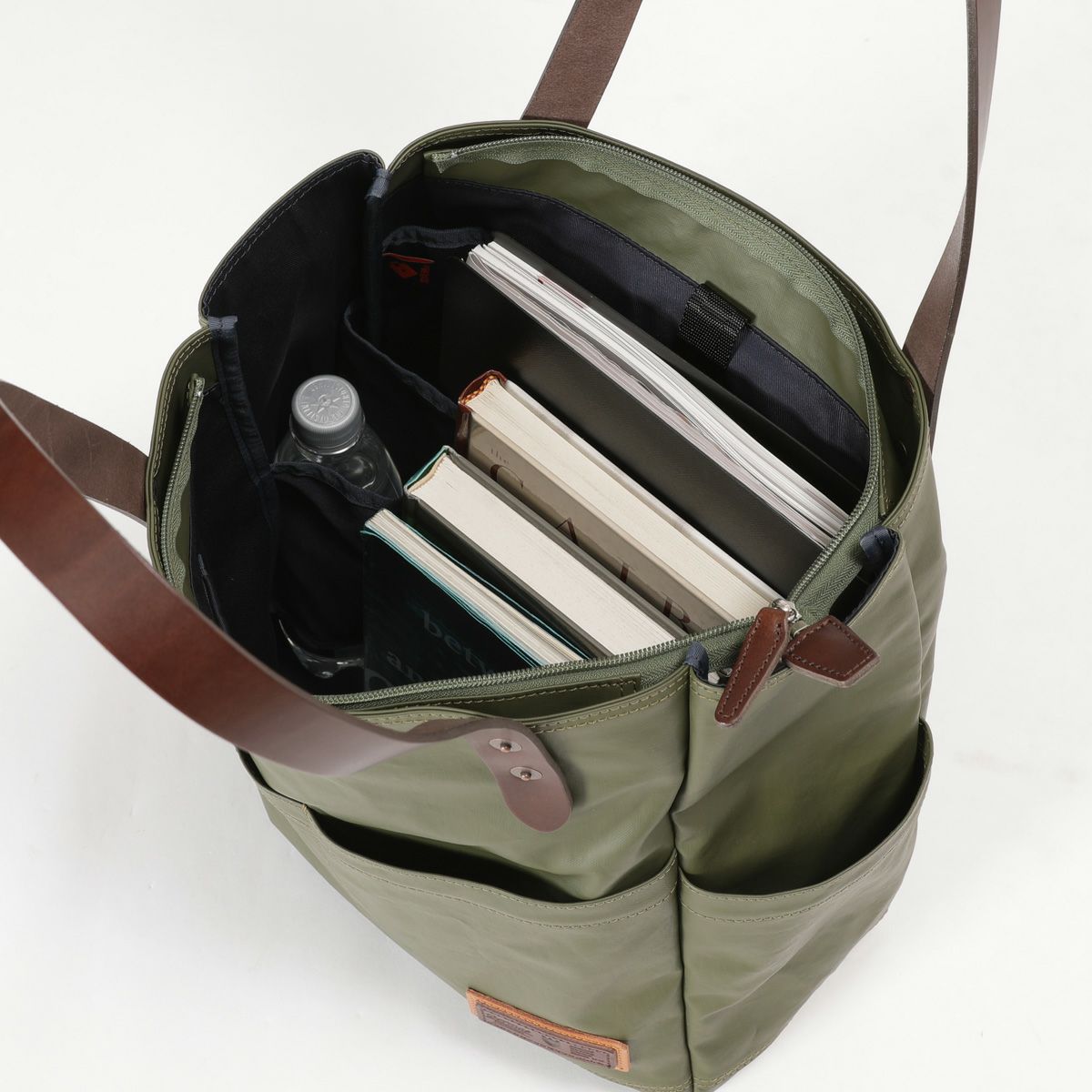 No.60606：天ファスナー縦型トート（豊岡鞄） | BERMAS OFFICIAL WEB SHOP
